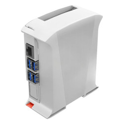 Hitaltech - DIN Rail Enclosure for Raspberry Pi 5 (45mm Railbox)