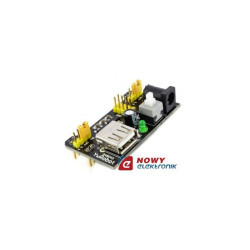 Moduł zasilający do płytek prot. stykowych 830pól 3,3V-5V ARDUINO KLON