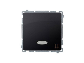 SIMON BASIC Wyłącznik krzyżowy z podświetleniem LED (moduł) szybkozłącza grafit matowy BMW7L.01/28 KONTAKT SIMON