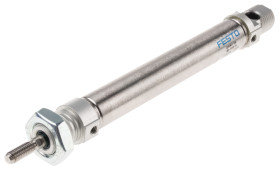 Siłownik pneumatyczny skok: 80mm Festo Ø 16mm dwustronnego działania Action 191mm z amortyzacją pneumatyczną