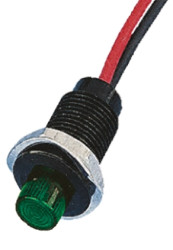 Kontrolka 12V ac, zielona 10.2mm LED Wyprowadzenia Oxley