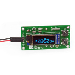 Zegar RTC z kalendarzem, budzikiem i stoperem, wyświetlacz OLED - KIT AVT 5805
