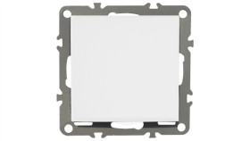 Quadra Włącznik Pojedynczy, Biały, Podtynkowy, Do Ramki.