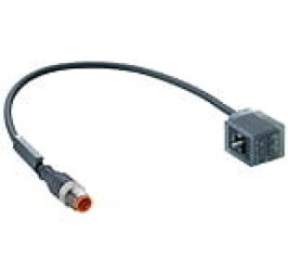 Kabel konfekcjowany obustronnie zakończony złącza DIN typ B M12 3-pin męskie RST 5-3-VBD 1A-1-2-226/1 M