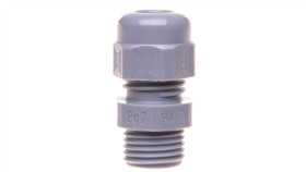 Dławnica Kablowa Poliamidowa Pg7 Ip68 V-Tec Pg7 Sgr Srebrnoszara 2022605...