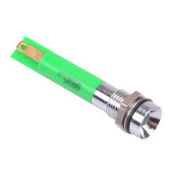 Q8R1CXXG220 Green Recessed 8mm 220VAC LED Panel Indicator APEM