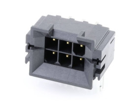 Molex 438100013 Obudowa złącza pin męskiego na PCB, piny: 6, 1 szt.