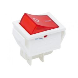 przełącznik klaw. MK621, DPST, ON-OFF biały