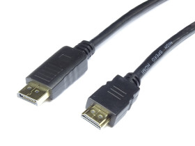 Kabel DisplayPort wtyk - HDMI wtyk 1.5m
