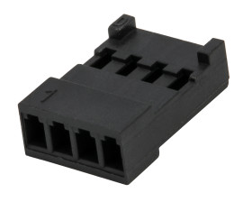 Obudowa złącza 4-pinowe -rzędowe raster: 2.54mm Wurth Elektronik Męski Montaż na kablu 48532480 Złącze blokujące z