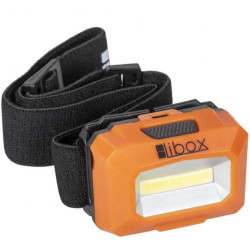 Latarka czołowa COB światło białe, czerwone 3W LB0196 LIBOX