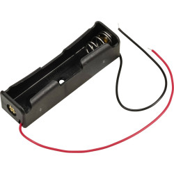 TRU COMPONENTS TC-13220688 Battery tray 1x 18650 Cable 76x21x18mm