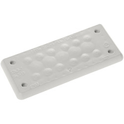 Trelleborg 107295B MH-16 F Screw Grommet IP65 Light Grey UL94 V-0