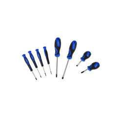 Zestaw wkrętaków 8szt GEKO płaskie 2-6mm i krzyżak phO-2