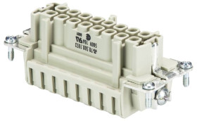 Wkładka złącza żeńskiego 70.500.1653.3 Wieland Electric Łączna ilość styków 16 10 szt.