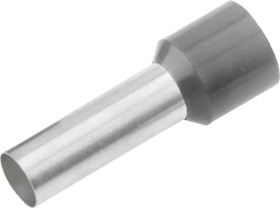 Cimco 187004 Końcówka rurkowa Isol. Aderendh. 0,75mm² x 8mm,grau, z częściową izolacją , 0.75 mm² x 8 mm, 100 szt.