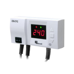 Termostat sterownik pompy CS-07C C.O. regulator KG ELEKTRONIK obiegowej podłogówki pieca
