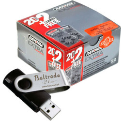 132 x baterie do aparatów słuchowych Rayovac Extra Advanced 13 + pendrive 8GB