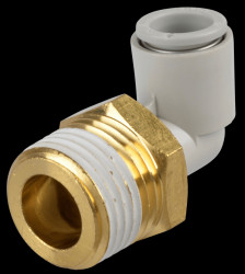 Screw connection, angled, pivoting, R1/2 &lt;&gt; Ø 10 mm