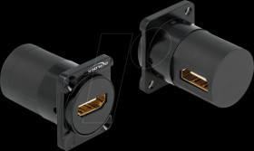 87811 D-Type Module HDMI female to female 90° angled