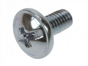 Śruba M3x6mm (+) ocynowana, kulista, philips