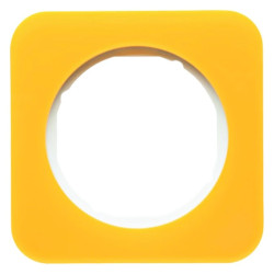 Berker R.1 Ramka pojedyncza akryl przeźroczysty pomarańczowy/biały 10112339