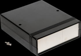 ABS device enclosure, (L x W x H) 180 x 104 x 52 mm, black (RAL 9005), IP54, 1598CBK