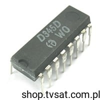 D345D Dekoder BCD to 7 Segment LED SN7447N DIP16 RFT