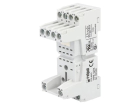 Podstawka PIN: 14 6A 250VAC na szynę DIN zaciski śrubowe GZT4