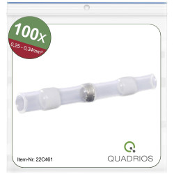 Quadrios 22C461 Butt Joint Set Insulated Transparent Soldering Ring