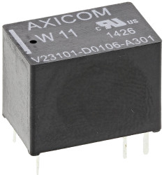 Przekaźnik mocy 12V dc SPDT TE Connectivity 206mW, montaż PCB 700Ω Otwór przezierny