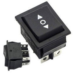 Przełącznik ON-OFF-ON włącznik kołyskowy chwilowy monostabilny strzałki