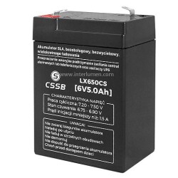 6V 5.0Ah CSSB 102x46x70/F