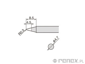Grot do stacji GOOT RX-852AS - B