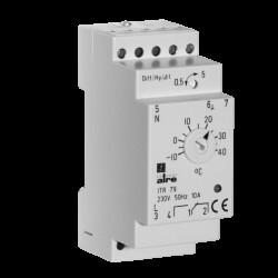 Regulator temperatury na szynę DIN -10…+40°C - ITR 79.508