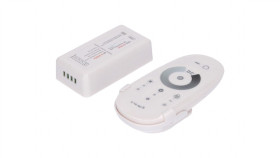 Sterownik Led Mono 1X18a Touch Biały Komplet Pilot+Uchwyt 12-24V Prescot