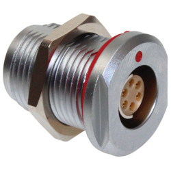 CamCirc CCL2S1/06 Circular Connector Receptacle 6 Way Panel Mount 103 Size