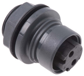 Złącze wielostykowe przemysłowe 2-pinowe Montaż przedni Gniazdo Bulgin