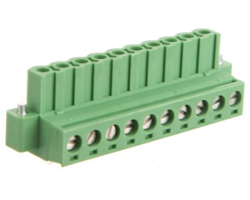 Łącznik wtykowy płytek drukowanych 10-biegunowy 2,5mm2 zielony MSTB 2,5/10-STF-5,08 1778069 /50szt./
