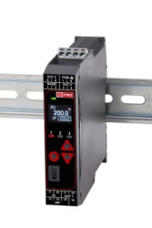 Regulator temperatury PID panelowy 3-wyjściowy, Uz 24 V AC/DC, 22.5 x 110mm, WŁ./WYŁ., sterownik PID