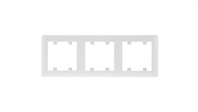 Lumina Soul Ramka Potrójna Pionowa Biała Wl5130