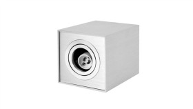 Led Line Oprawa Natynkowa Punktowa Kwadrat Srebro Cubo