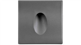 Oprawa Led Dopuszkowa 1,5W 40Lm 4000K/Neutralna Ip20 Kwadratowa Szara...