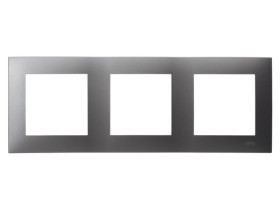 SZAFIR Ramka 3 potrójna szary mat R-3Z/70 OSPEL