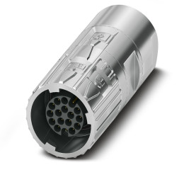 Złącze wielostykowe przemysłowe 17-pinowe M17 Montaż na kablu Wtyczka Phoenix Contact