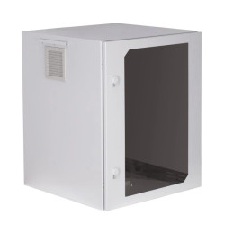 Szafa RACK 19cali 15U 600x600mm IP54 drzwi przeszklone SWK19-15U-60-DS-W 19-6014SWK19-15U-60-DS-W