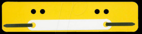 100 filing strips, yellow