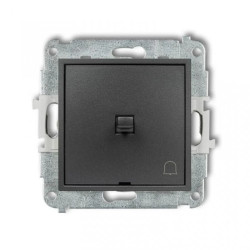 MINI Przycisk /dzwonek/ w stylu amerykańskim grafitowy 11MWPUS-4