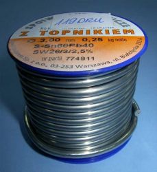 Sn60Pb40 SW-26 Q 3,00 MS 250g CYNEL