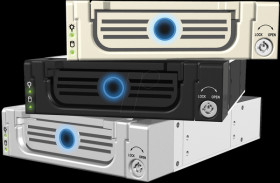 20042 ICY dock removable frame, ALU, SATA I+II, black